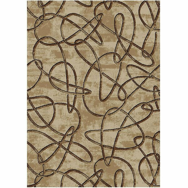 Mayberry Rug 5 ft. 3 in. x 7 ft. 3 in. City Scribble Area Rug, Multi Color CT9861 5X8